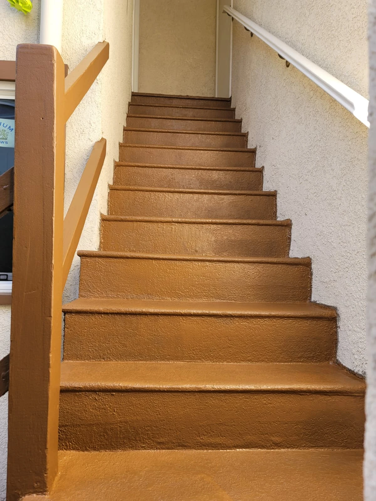 Deck and stairs after restoration - View 1