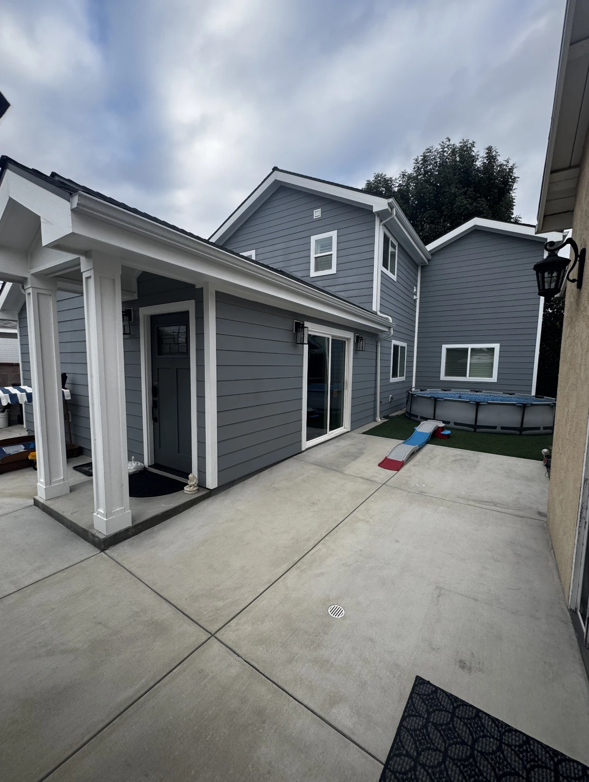 Residential exterior painting in West LA